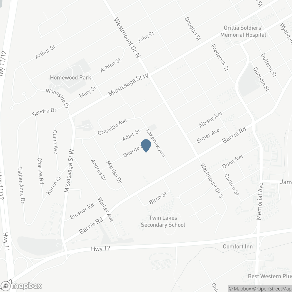 23A GEORGE STREET, Orillia, Ontario L3V 2V4